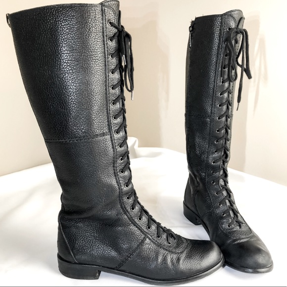 stuart weitzman lace up boot